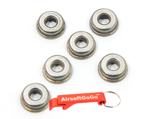 SHS Lubricated Cross Slot Stainless Steel Bearing for Electric Gun Mecha Box/7mm (6 pieces)