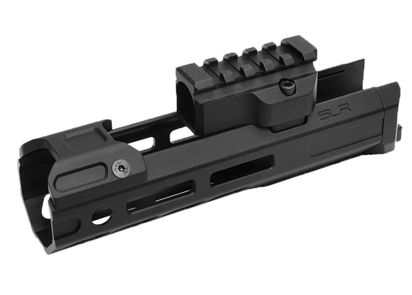 SLR Airsoftworks 6.5" Light Mlok EXT Extended Handguard for Tokyo Marui AKM GBBR Gas Blowback Rifle