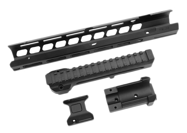 SLR Airsoftworks 11.2" Light Mlok EXT Extended Handguard for Tokyo Marui AKM GBBR Gas Blowback Rifle