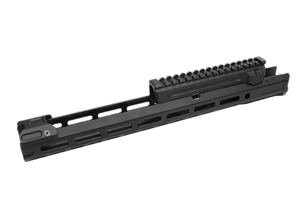 SLR Airsoftworks 14.7" Light Mlok EXT Extended Handguard for Tokyo Marui AKM GBBR Gas Blowback Rifle
