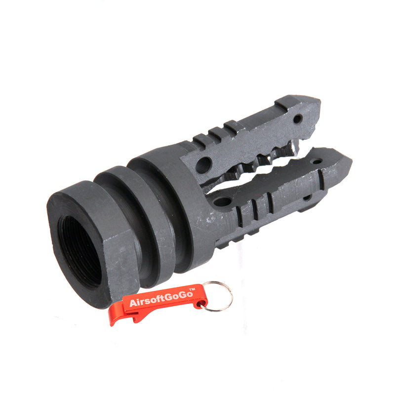 Tokyo Arms. 14mm reverse screw arrow type muzzle brake / flash hider