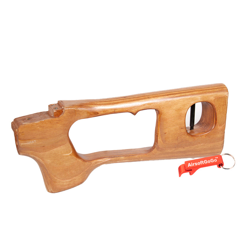 A&amp;K SVD Dragunov Spring Air Compatible Wooden Stock &amp; Handguard Set