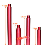 Custom multi-length outer barrel red for Systema PTW M4 (Size: 95/177/126/75mm)