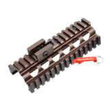 Tokyo Arms aluminum 5.7 inch lower hand guard compatible with A&amp;K M249 electric gun (tan color)