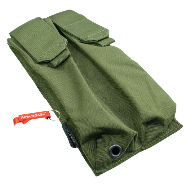 Mall compatible double magazine pouch for P90 (olive drab color)