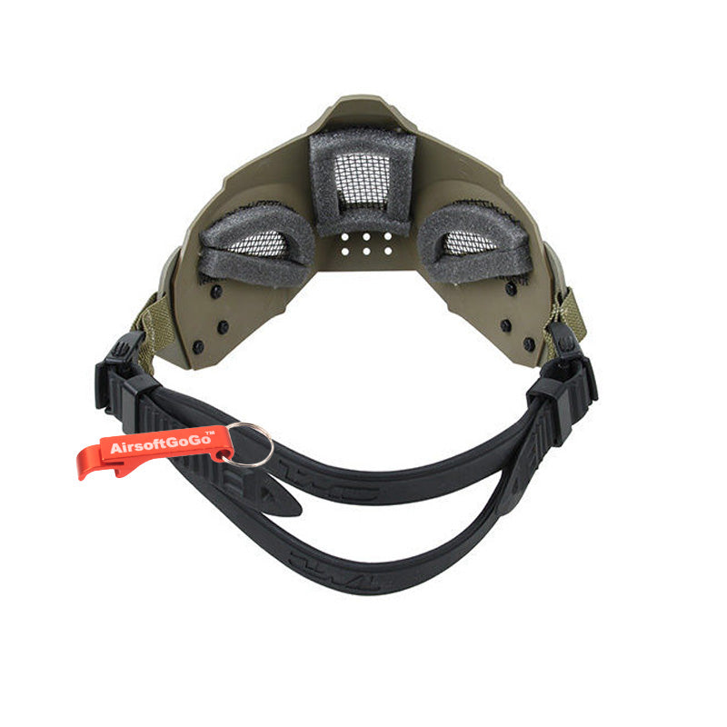TMC JAY FAST マスク (ヘルメット取付け用アダプター付属) デザートカラー