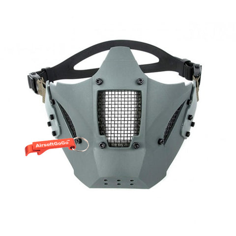 TMC JAY FAST マスク (ヘルメット取付け用アダプター付属) ウルフグレー