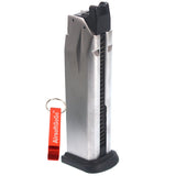 WE Marui XDM 4.0 WE 26 magazine for gas blowback (silver)