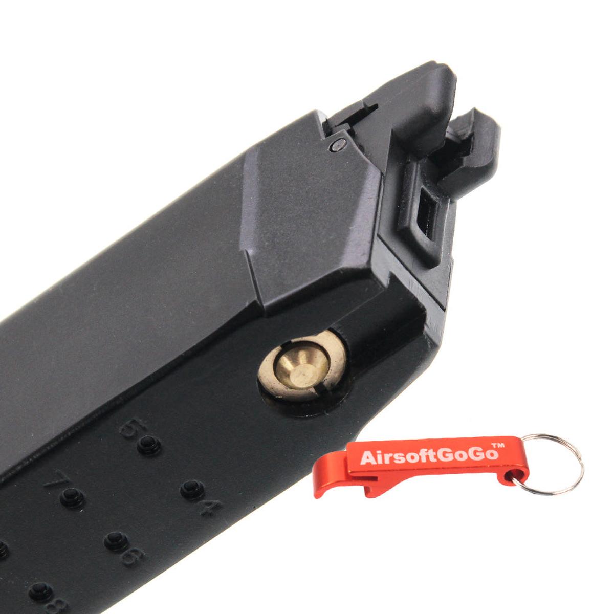 A.P.S Action Combat ACP601 (G17)ガスブローバック 用23連Co2マガジン-AIRSOFT GOGO エアガン・サバゲー用品通販