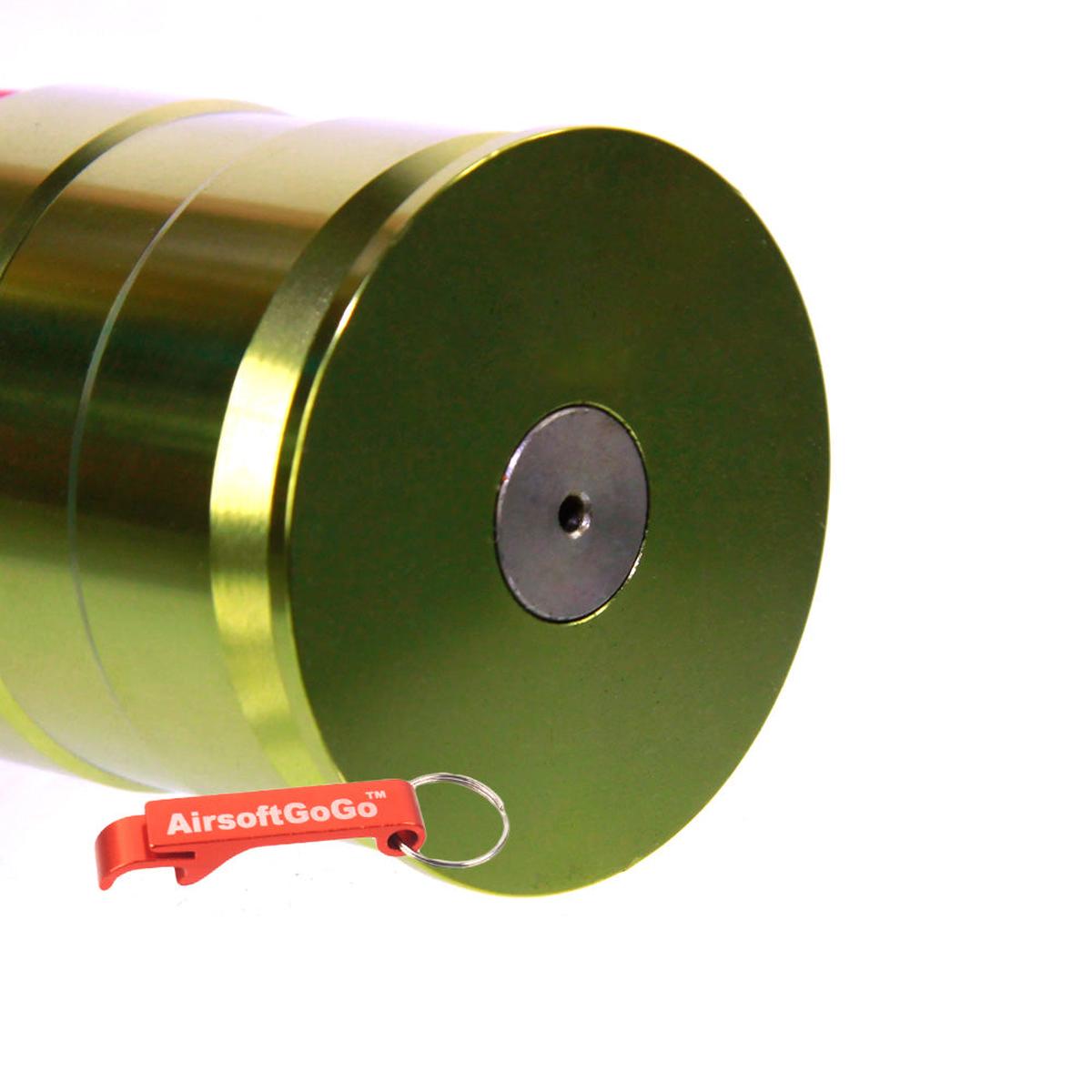 ACM 120発装弾可能40mmメタルガスカート (赤)-AIRSOFT GOGO エアガン・サバゲー用品通販