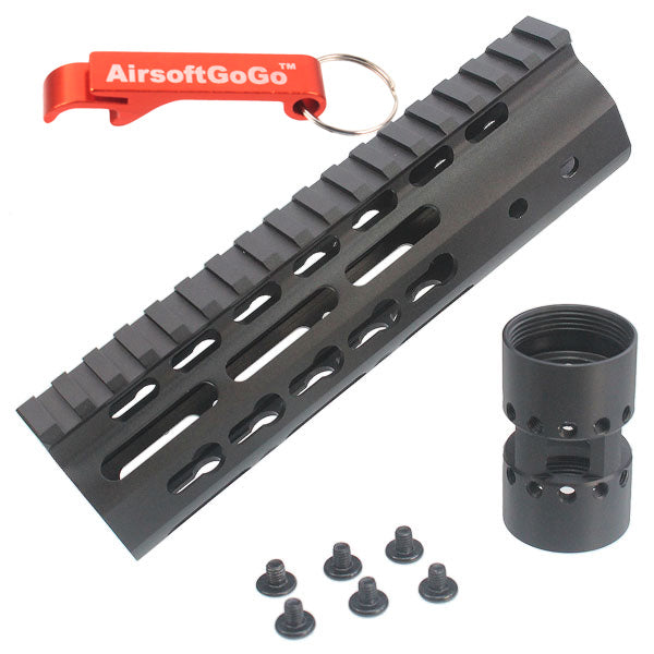 CNC Aluminum 7" Keymod Handguard for Marui M4 Series CQB Electric Gun