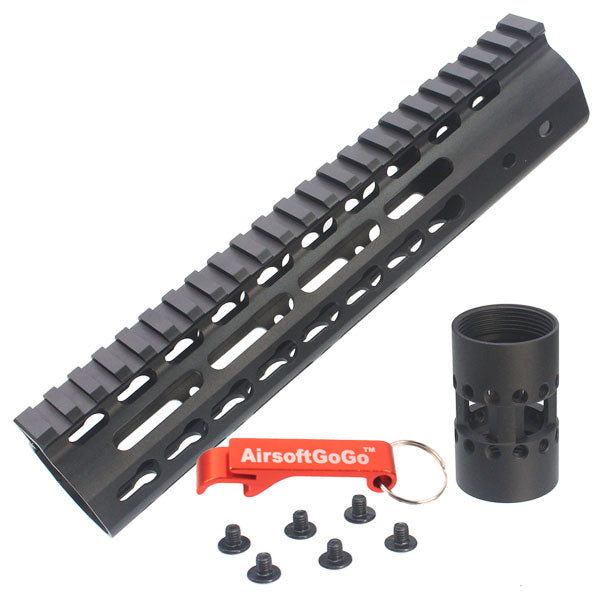 Marui G&amp;P M4 / M16 / SR16 / SR25 Series CNC Aluminum 9" Keymod Rail Hand Guard for AEG