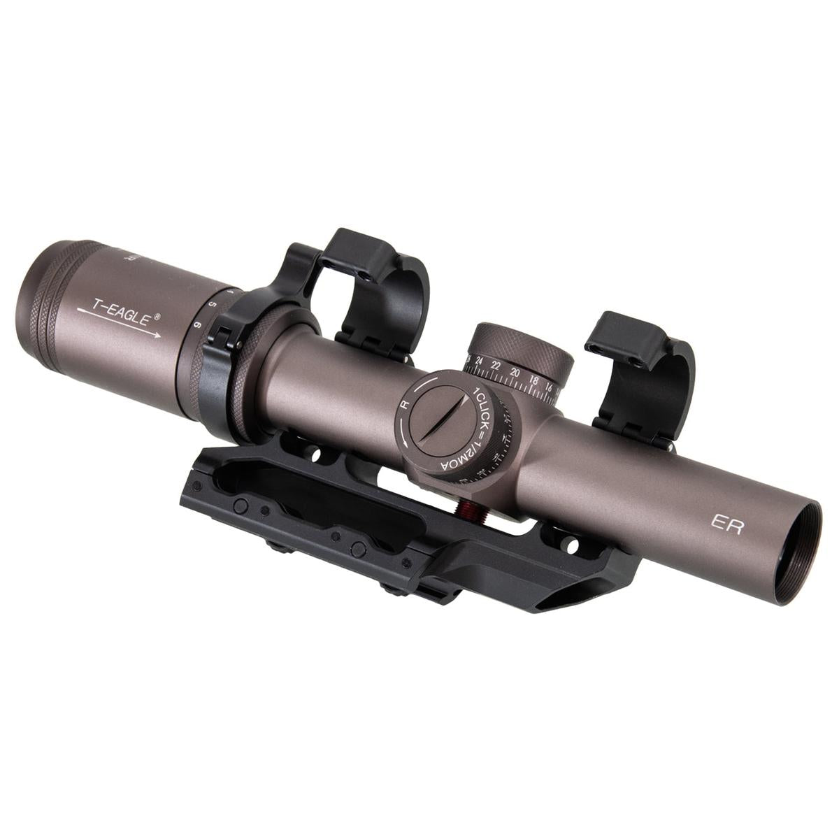 AGG LEAP 30mmスコープマウント（高さ1.93インチ）-ブラック-AIRSOFT GOGO エアガン・サバゲー用品通販