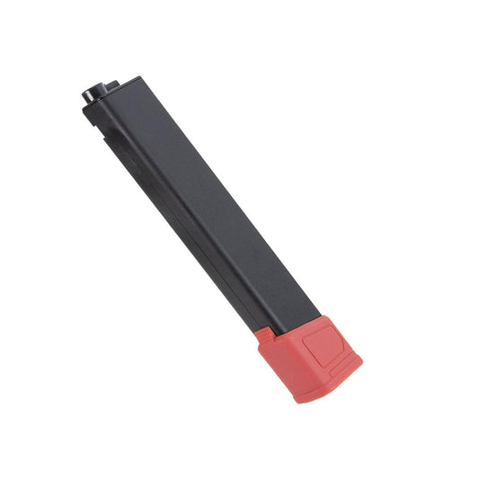 AGG PTS EPM-AR9 ベースプレート（赤）付き CA 120rdsミッドキャップマガジン（黒）単体-AIRSOFT GOGO エアガン・サバゲー用品通販