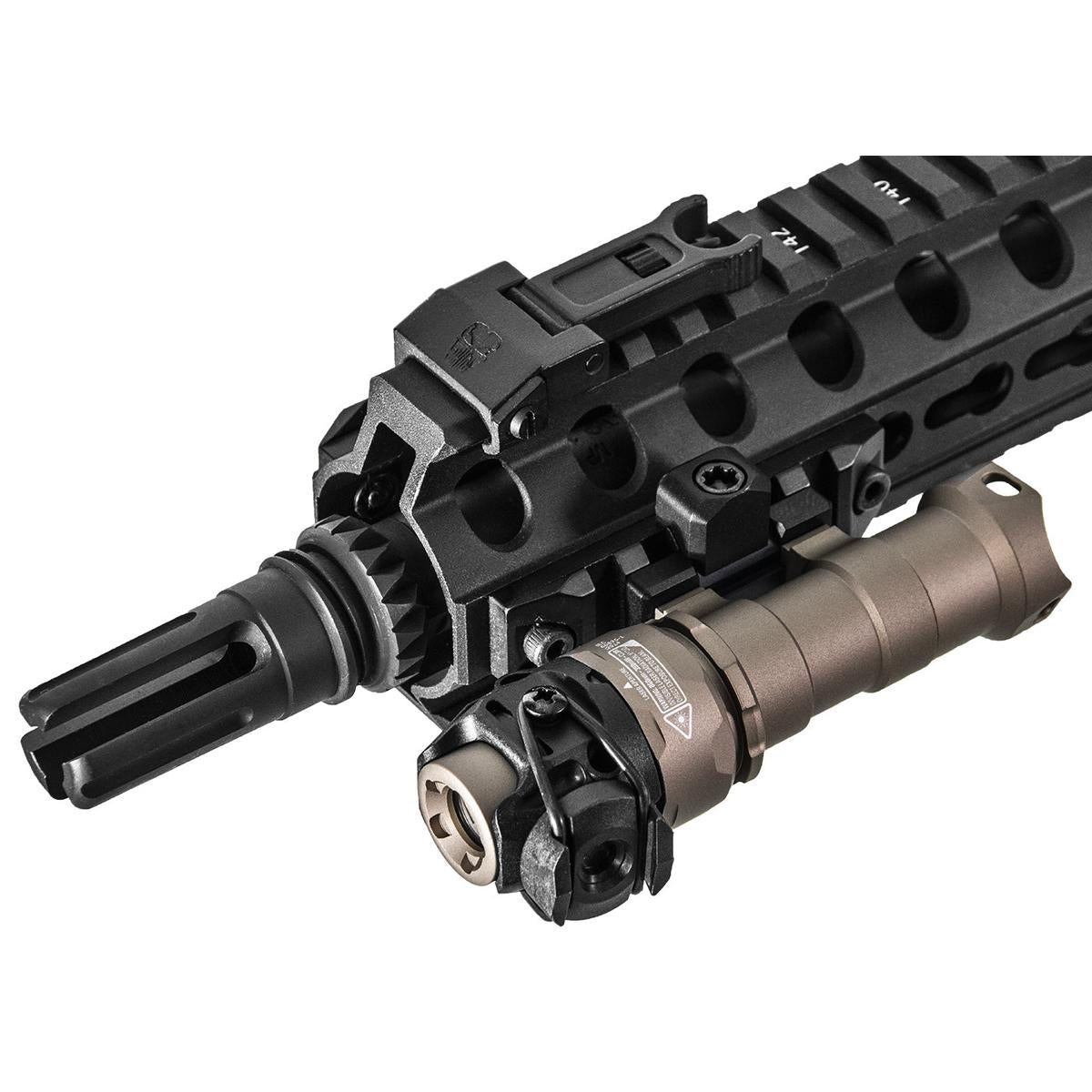 AGG SOTAC BEM KIJI K1スタイル ホワイトLED LEDイルミネーション フラッシュライト BJTAC ADスタイル 90° ライトマウント（SF）付き-AIRSOFT GOGO エアガン・サバゲー用品通販