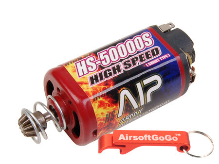 AIP High Speed ​​Torque Electric Gun Motor HS50000 (S) for AK / Magpul PTS Masada ACR / G36C / AUG