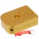 AIP Aluminum “Infinity” Magazine Bumper (Gold) Compatible with Marui High Capa Series