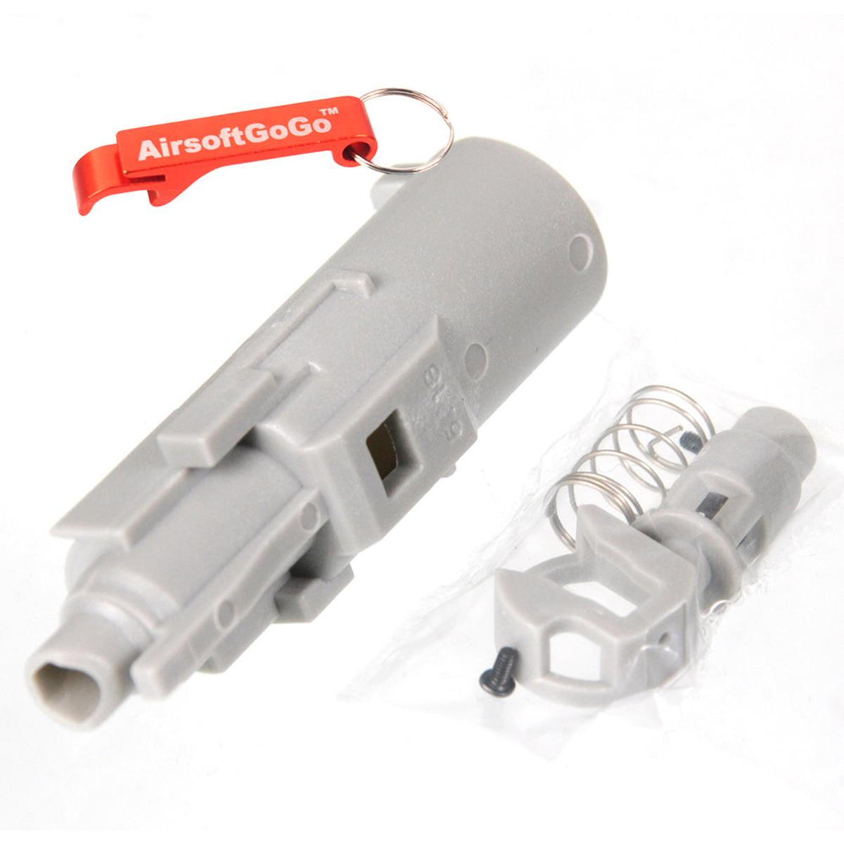 AIP製 マルイ ハイキャパ 5.1 / 4.3 / M1911 ガスブローバック用 強化ローディング マズル (グレー)-AIRSOFT GOGO エアガン・サバゲー用品通販