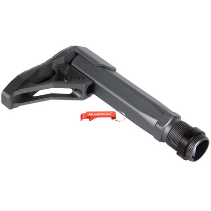 AirSoft Surgeon B5タイプ アルミストック WA / G&P M4 GBB用 (グレーカラー)-AIRSOFT GOGO エアガン・サバゲー用品通販