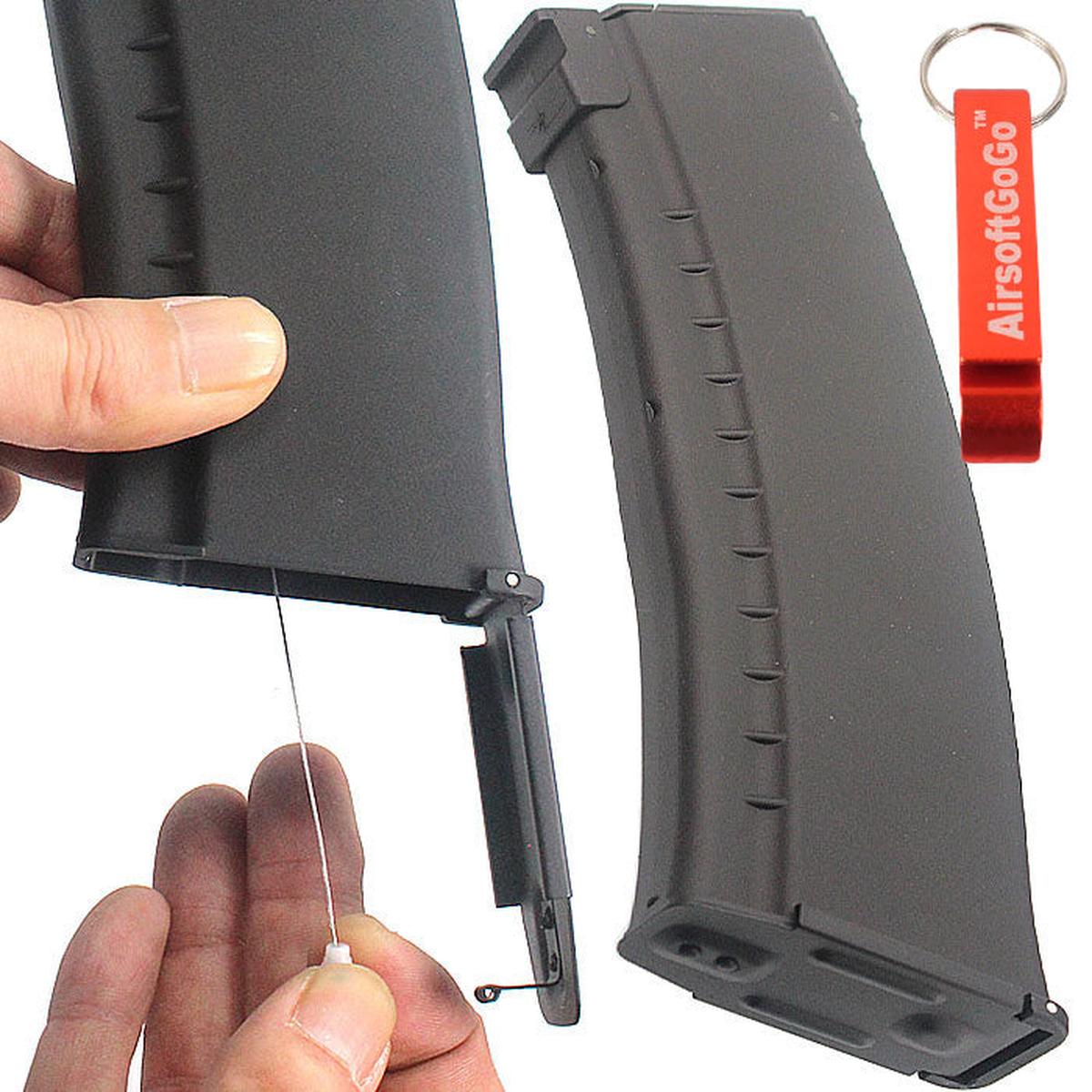 AK シリーズ電動ガン用CYMA 550連フラッシュワイヤ巻マガジン-AIRSOFT GOGO エアガン・サバゲー用品通販