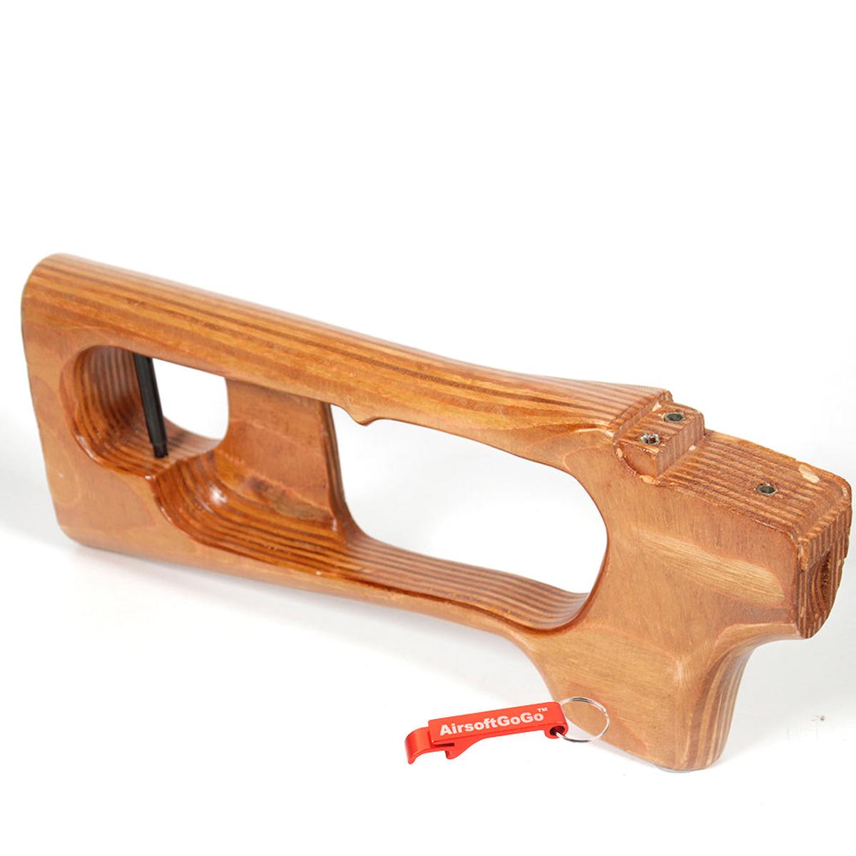 A&K SVD ドラグノフ スプリングエアー 対応 木製ストック & ハンドガードセット-AIRSOFT GOGO エアガン・サバゲー用品通販