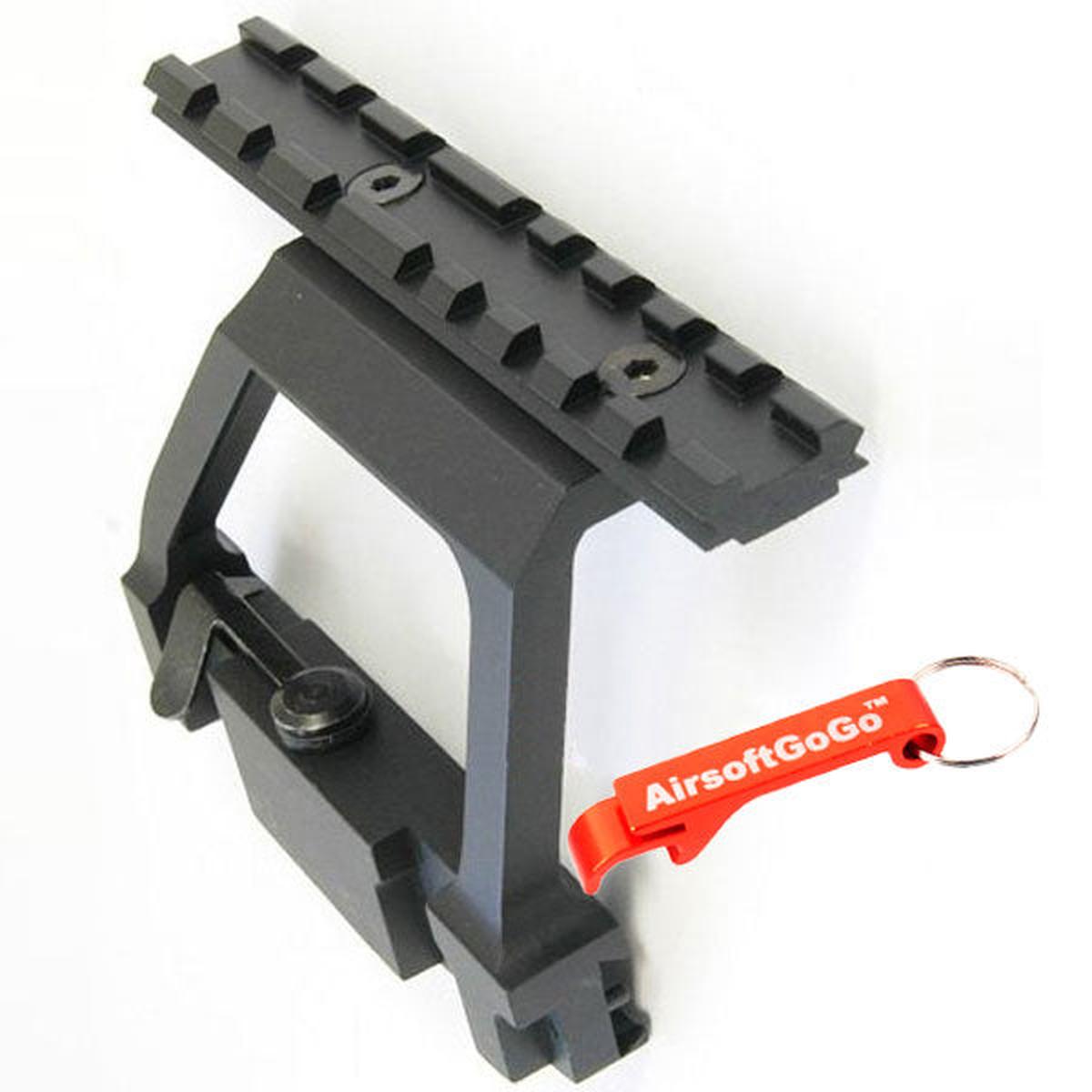 AKサイドロック QDスコープマウント マウントベース＆ベースパーツセット AK47 AKS74 AKS74U AKS47 AK47S AKシリーズ電動ガン用-AIRSOFT GOGO エアガン・サバゲー用品通販