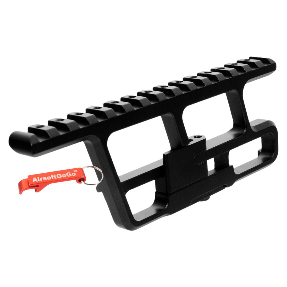 AKシリーズ用 REGモジュラーサイドマウント (銀)-AIRSOFT GOGO エアガン・サバゲー用品通販