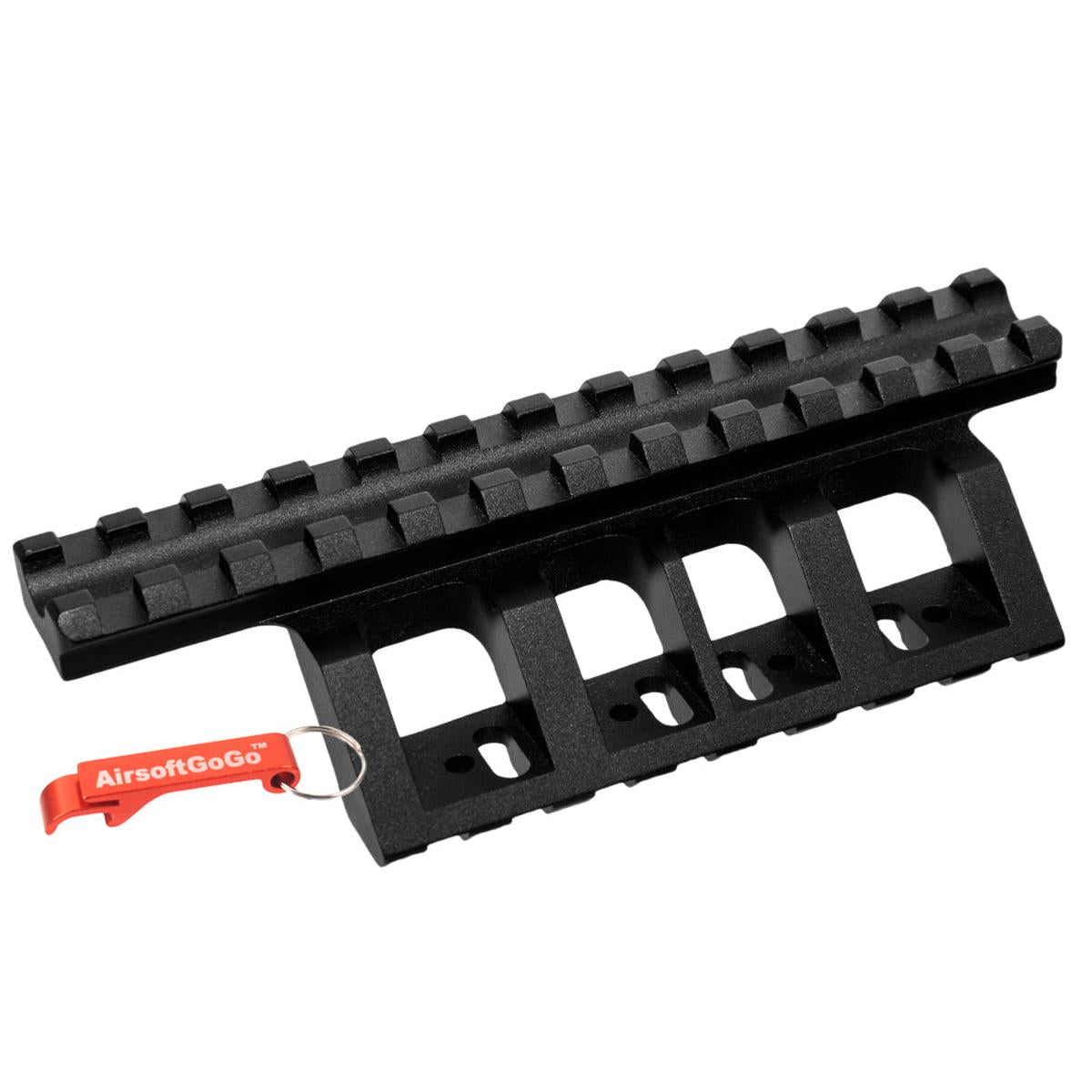 AKシリーズ用 REGモジュラーサイドマウント (銀)-AIRSOFT GOGO エアガン・サバゲー用品通販