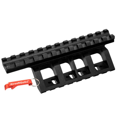AKシリーズ用 REGモジュラーサイドマウント (銀)-AIRSOFT GOGO エアガン・サバゲー用品通販