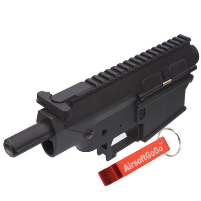 A&KやSR25シリーズ電動ガンに対応したレシーバ（黒）-AIRSOFT GOGO エアガン・サバゲー用品通販