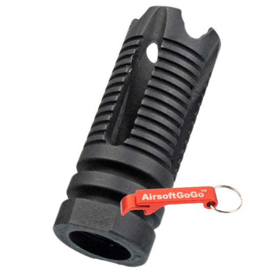 Apple Airsoft Phantom Muzzle・ファントムマズル スチールフラッシュハイダー 14mm逆ネジ-AIRSOFT GOGO エアガン・サバゲー用品通販
