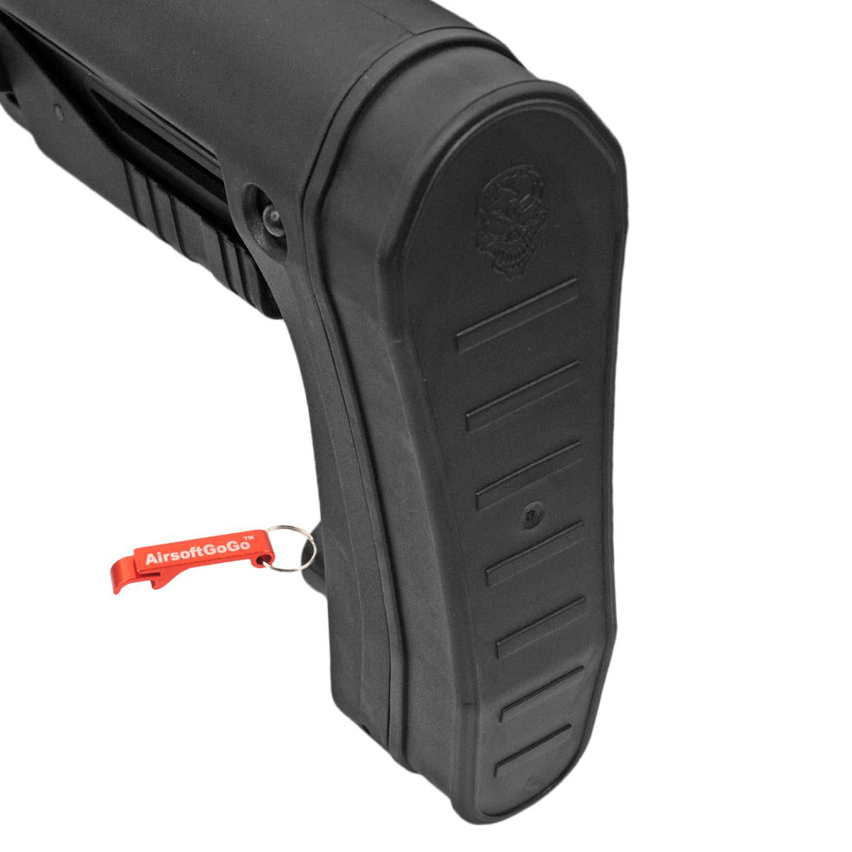 APS 電動ガンM4用APS R-シリーズ タイプ2 ストック (ブラックカラー)-AIRSOFT GOGO エアガン・サバゲー用品通販