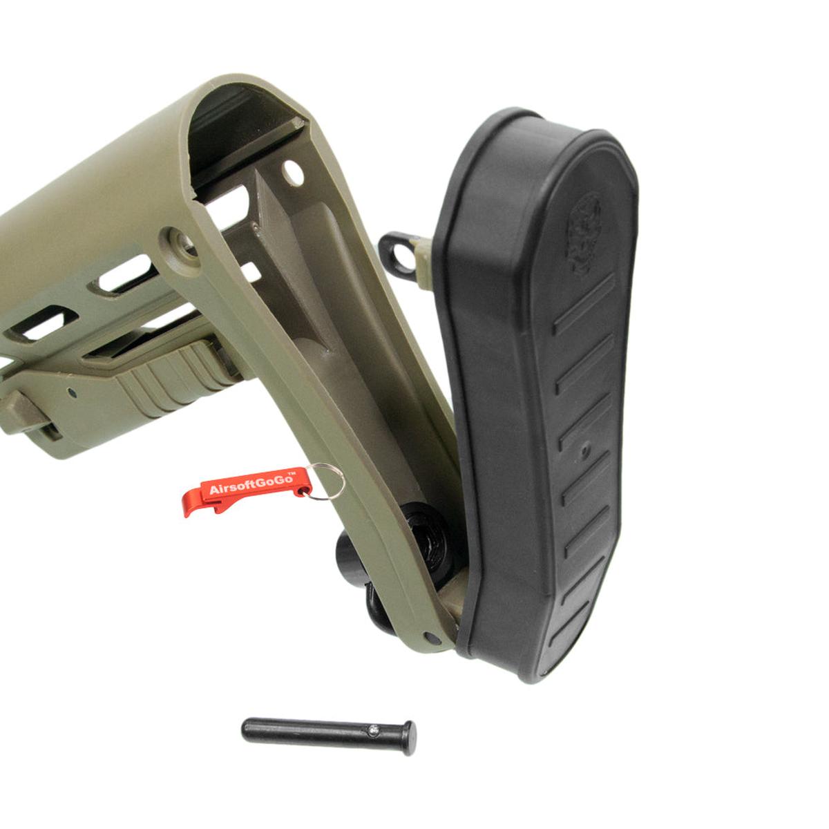 APS 電動ガンM4用APS R-シリーズ タイプ2 ストック (オリーブドラブカラー)-AIRSOFT GOGO エアガン・サバゲー用品通販