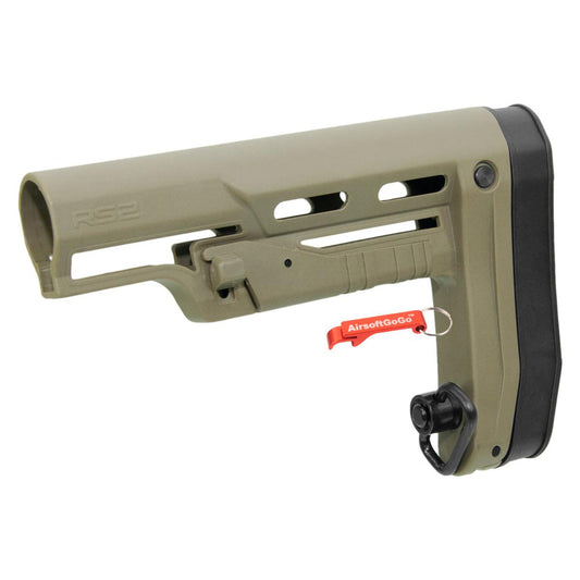APS 電動ガンM4用APS R-シリーズ タイプ2 ストック (オリーブドラブカラー)-AIRSOFT GOGO エアガン・サバゲー用品通販
