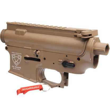 APS ASR M4用 電動ガン メタルフレーム (ダークアース)-AIRSOFT GOGO エアガン・サバゲー用品通販
