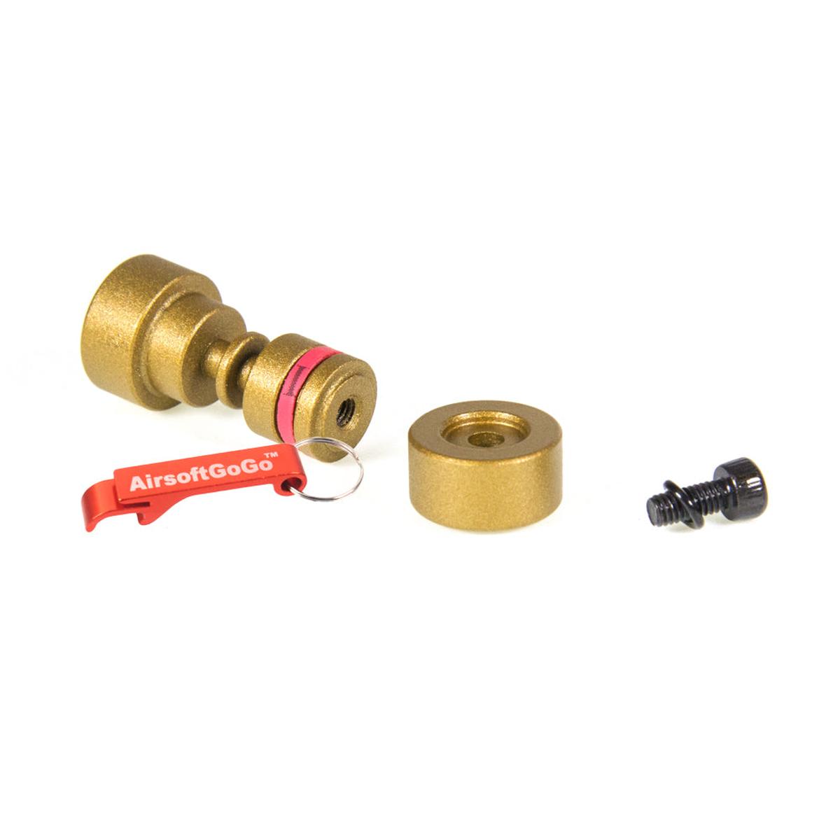 APS CAM870シリーズ対応マッチグレードセーフティキャッチ (ゴールド)-AIRSOFT GOGO エアガン・サバゲー用品通販