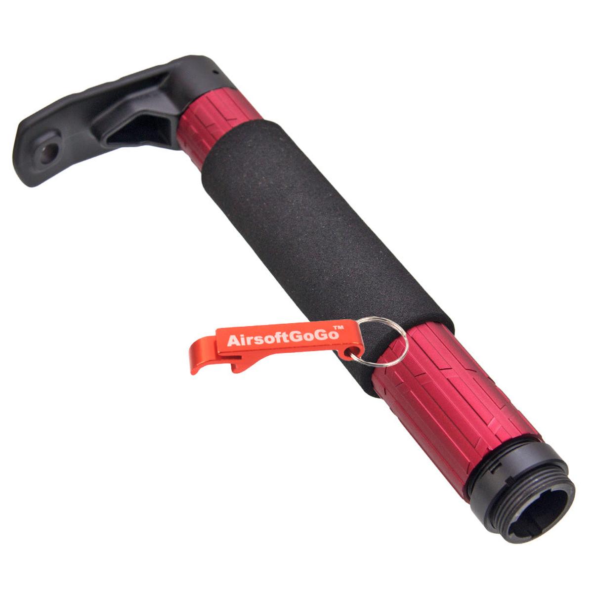 APS M4 電動ガン用APS TRON Tube チューブストック (赤色)-AIRSOFT GOGO エアガン・サバゲー用品通販