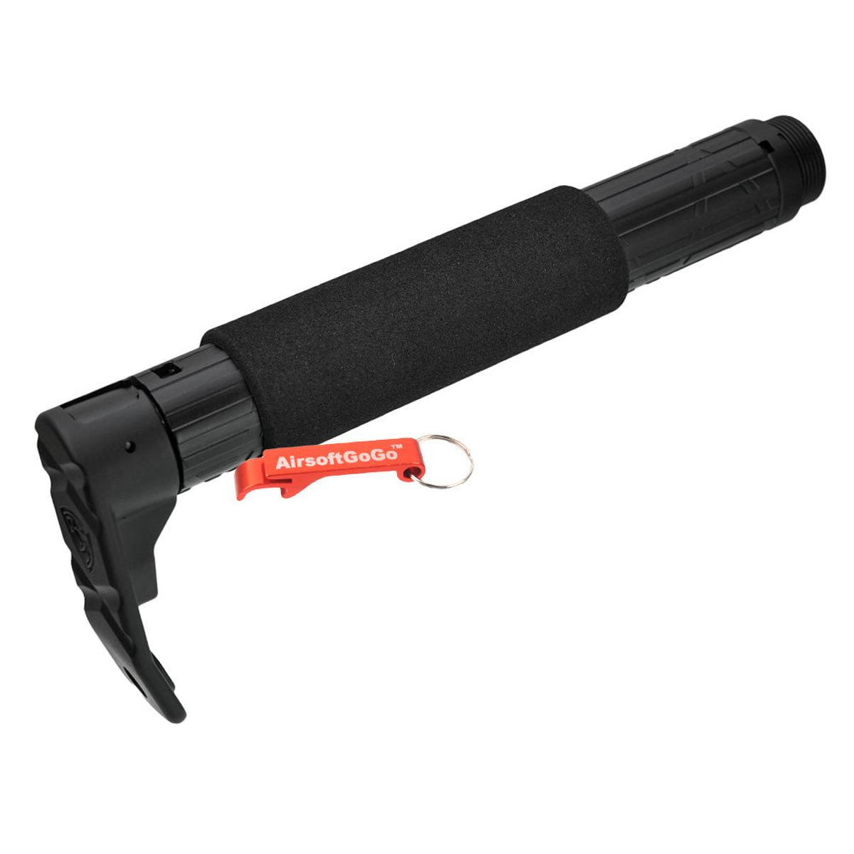 APS M4 電動ガン用APS TRON Tube チューブストック (黒)-AIRSOFT GOGO エアガン・サバゲー用品通販