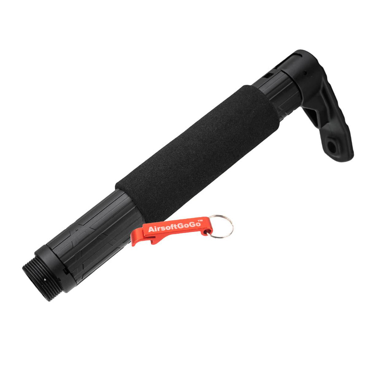 APS M4 電動ガン用APS TRON Tube チューブストック (黒)-AIRSOFT GOGO エアガン・サバゲー用品通販