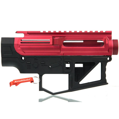 APS PERレシーバーフレーム / レシーバーセット (タイプ2) APS M4電動ガン・VER.2メカボックス対応 (レッド)-AIRSOFT GOGO エアガン・サバゲー用品通販