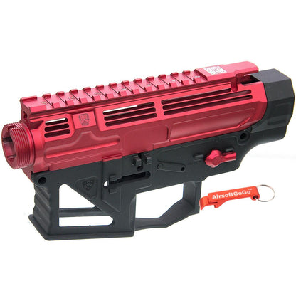 APS PERレシーバーフレーム / レシーバーセット (タイプ2) APS M4電動ガン・VER.2メカボックス対応 (レッド)-AIRSOFT GOGO エアガン・サバゲー用品通販