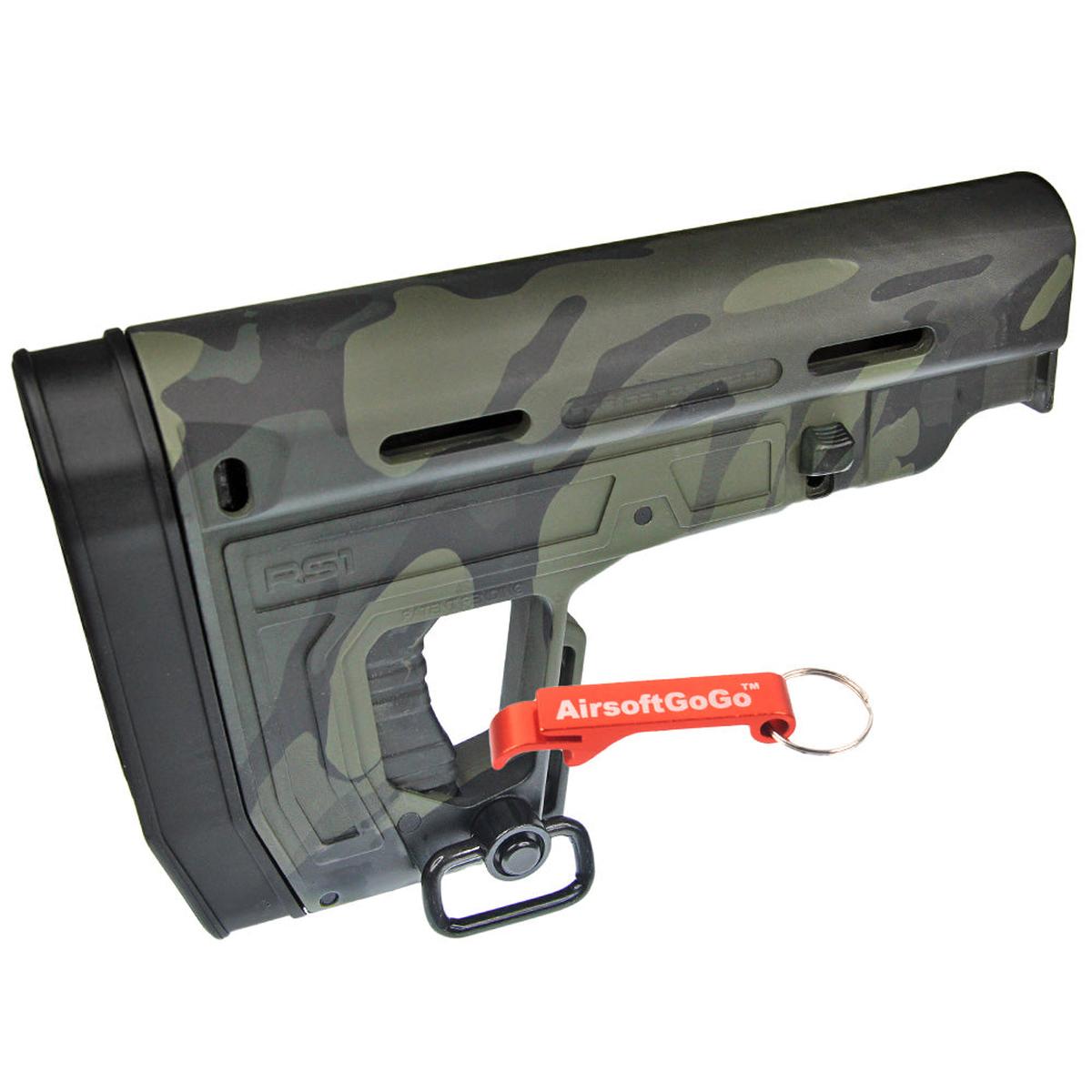 APS製電動ガンM4用RS-1タイプ バッファー・ストック (迷彩)-AIRSOFT GOGO エアガン・サバゲー用品通販