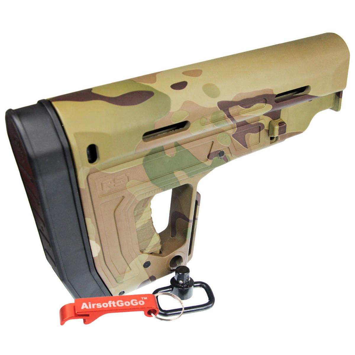 APS製電動ガンM4用RS-1タイプ バッファー・ストック (A-TACS MC迷彩)-AIRSOFT GOGO エアガン・サバゲー用品通販