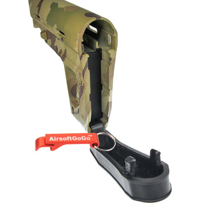 APS製電動ガンM4用RS-1タイプ バッファー・ストック (A-TACS MC迷彩)-AIRSOFT GOGO エアガン・サバゲー用品通販