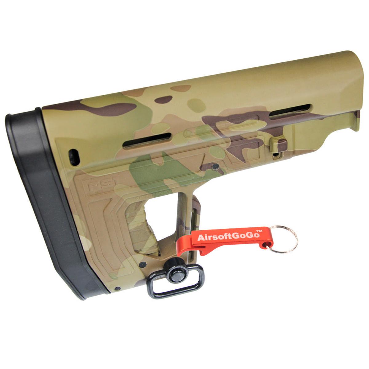 APS製電動ガンM4用RS-1タイプ バッファー・ストック (A-TACS MC迷彩)-AIRSOFT GOGO エアガン・サバゲー用品通販
