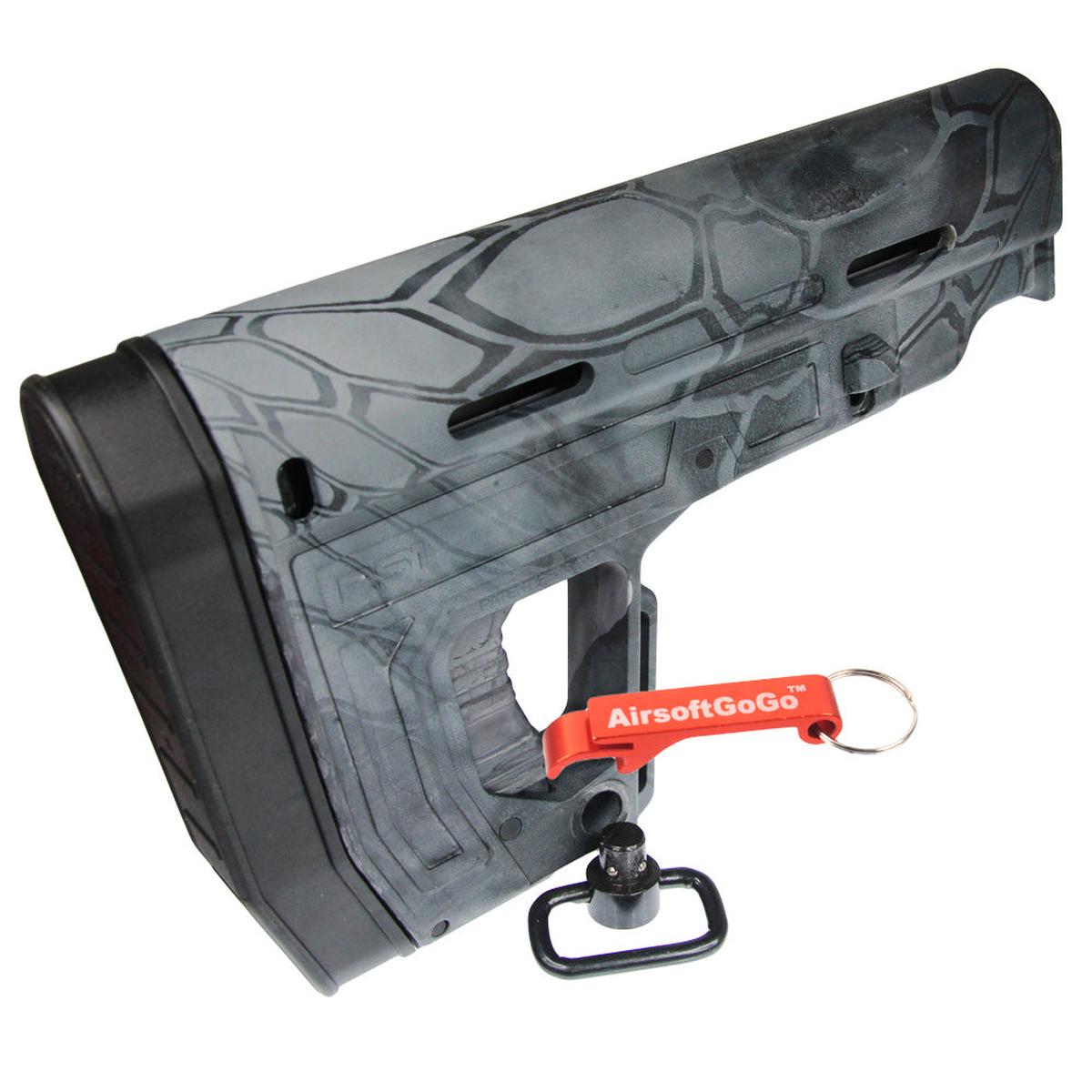 APS製電動ガンM4用RS-1タイプ バッファー・ストック (A-TACS TP迷彩)-AIRSOFT GOGO エアガン・サバゲー用品通販