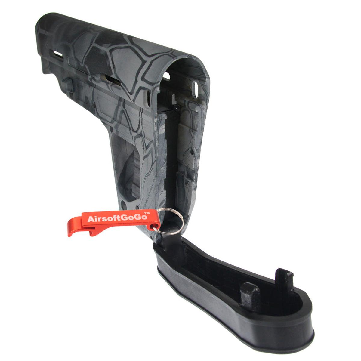 APS製電動ガンM4用RS-1タイプ バッファー・ストック (A-TACS TP迷彩)-AIRSOFT GOGO エアガン・サバゲー用品通販