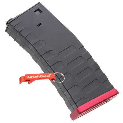 APS製 U-Mag 300連マガジン APS/ASR/UAR M4系対応 (赤)-AIRSOFT GOGO エアガン・サバゲー用品通販
