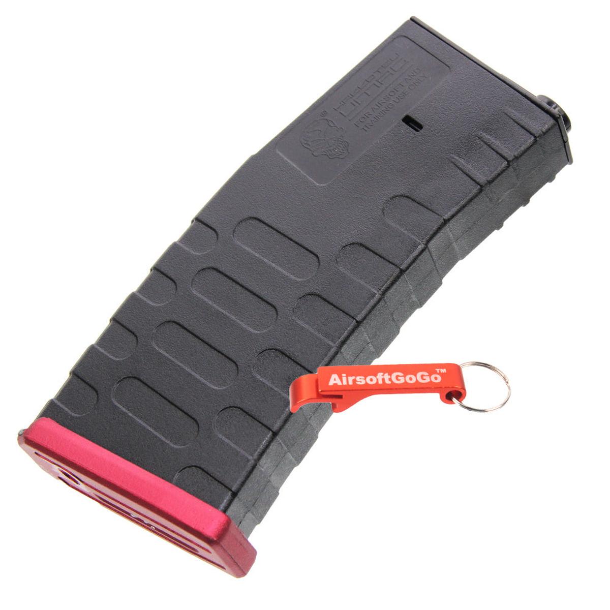 APS製 U-Mag 300連マガジン APS/ASR/UAR M4系対応 (赤)-AIRSOFT GOGO エアガン・サバゲー用品通販