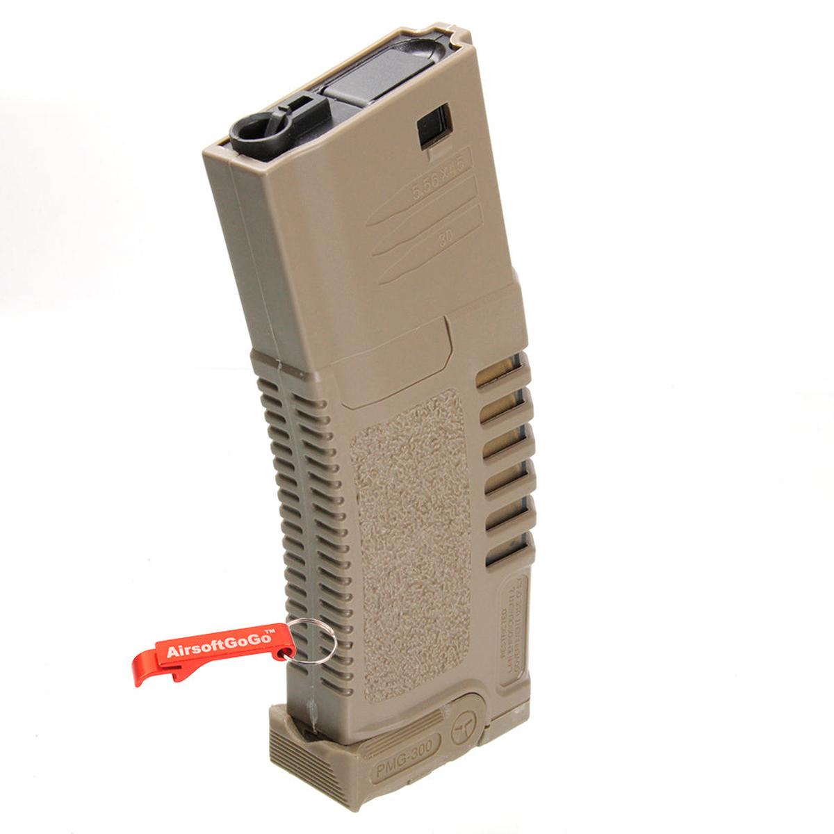 Ares Amoeba M4/M16電動ガン用 5本セット 300連ハイキャパマガジン (ダークアース色)-AIRSOFT GOGO エアガン・サバゲー用品通販